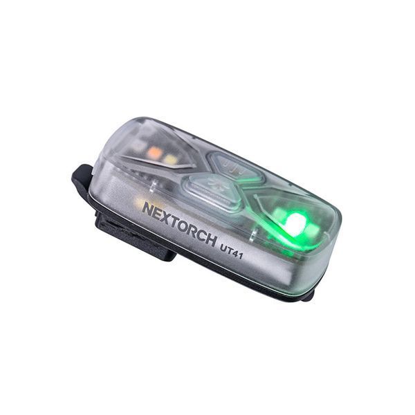 Ліхтар сигнальний Nexttorch UT41 6 відтінків освітлення 13 режимів роботи USB-C зарядка IPX8 вага 29 г 500 мАг батарея UT41 фото