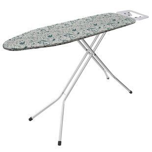 Дошка для прасування Casa Si Ben 110x30 Silver/White Plants сталеве сітка регулювання висоти 69-89 см знімний чохол підставка для DAS302442 фото