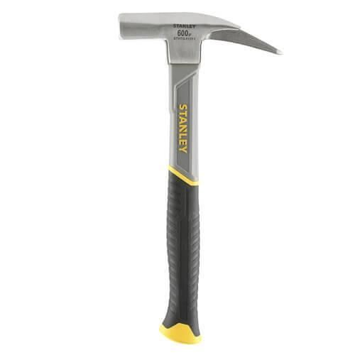 Молоток тесляра LATHAMMER FIBERGLAS c вагою головки 600 г STANLEY STHT0-51311 довжина 325 мм двокомпонентна рукоятка прогумована STHT0-51311 фото