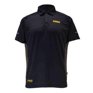 Поло RUTLAND POLO DeWALT DWC125-013-XXL Чорний 100% поліестер Розмір XXL Влаговиталкивающая ткань 150 ден DWC125-013-XXL фото