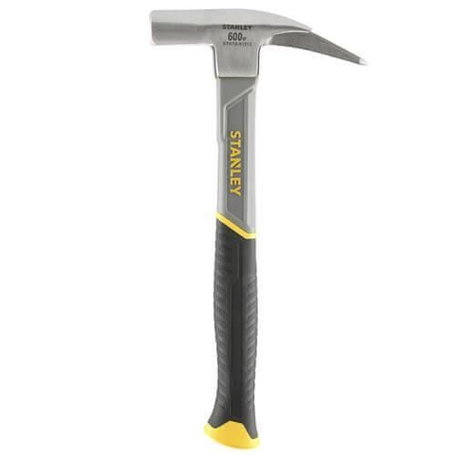 Молоток тесляра LATHAMMER FIBERGLAS c вагою головки 600 г STANLEY STHT0-51312 довжина 325 мм стрижень з скловолокна STHT0-51312 фото
