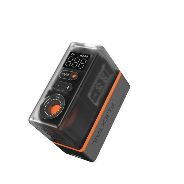 Велосипедний міні насос-задня фара Flextail Tiny Tire Pump ACS чорний 120 PSI USB-C 3 режими світла водонепроникний 6975755966342 фото