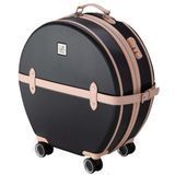 Чемодан Semi Line 24" (М) Чорний/Рожевий Крем T5671-3 з кодовим замком 4 колеса ABS-пластик обсяг 49 л для подорожей 3 кг вага DAS302671 фото