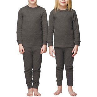 Термобілизна Ranger Active Kids 116 | Сіре для хлопчиків та дівчаток бавовна та поліестер комфортне від +5 до -10 градусів анатом RA88631 фото