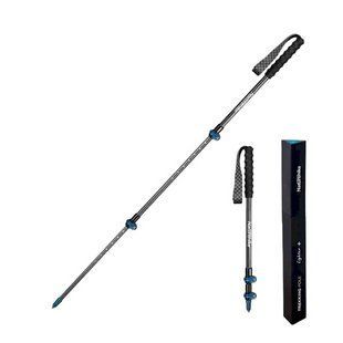 Трекінгова палиця Naturehike ST10 NH19S010-T 130 см блакитний трисекційна вага 145 г карбон ручка EVA 6927595735220 фото