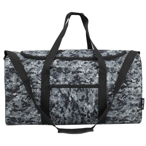 Сумка дорожня Semi Line 52 Black Camo A3032-5 для фітнесу та подорожей 52 л поліестер м'яка підкладка боковий кишеня на блискавці DAS302169 фото