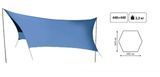 Тент зі стійками Tramp Lite Tent blue матеріал 100% поліестер розмір 440 x 440 см вага 2.3 кг кемпінговий тент TLT-036 фото
