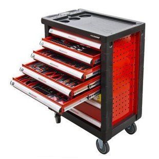 Візок для майстерні з інструментами Holzmann WW790W 378 інструментів сталевий корпус 7 ящиків розміри 790х480х1050 мм WW790W фото