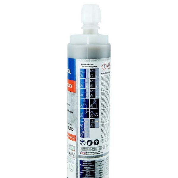 Анкер хімічний EnerSol ECA-585EPOXY об'єм картриджа 585 мл для шпильки від М8 до М30 температурний режим +5 - +40&deg;C ECA-585EPOXY фото