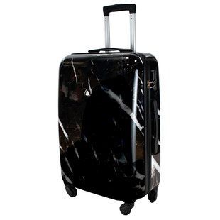 Чемодан Semi Line 24" (M) Чорний Мрамор T5730-2 з кодовим замком 63 л на 4 колесах для подорожей АБС-пластик 3.3 кг DAS303337 фото