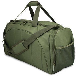 Сумка дорожня Semi Line 47 Khaki (A3029-3) водостійка для фітнесу та подорожей об'єм 47 л поліестер 4 кишені полегшений плечовий DAS302163 фото