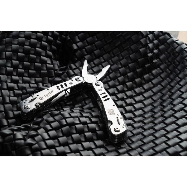 Мультитул Multi Tool Ganzo G301-H 26 функцій нержавіюча сталь легкість 253 г Axis Lock сірий цвет G301-H фото