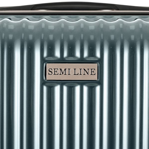 Чемодан Semi Line 20" (S) Синій (T5955-1) об'єм 40 л матеріал полікарбонат/ABS-пластик вага 2.6 кг розмір 56.5x35x23 см DAS303645 фото