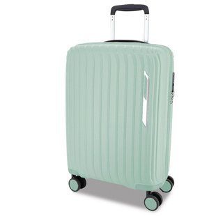 Чемодан Swissbrand Narberth (L) Light Mint (SWB_LHNAR007L) 105 л поліпропіленовий з 4 колесами та кодовим замком TSA 4 колеса DAS302545 фото