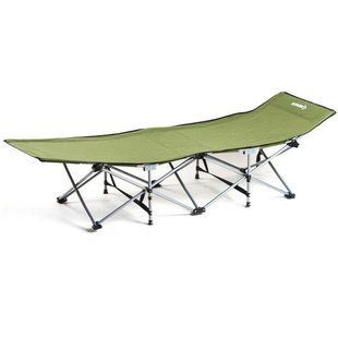 Розкладушка Ranger Military Forest RA 5517 - металева похідна ліжко 120 кг Оксфорд 600D зелена 43х189 см легка та компактна з RA5517 фото