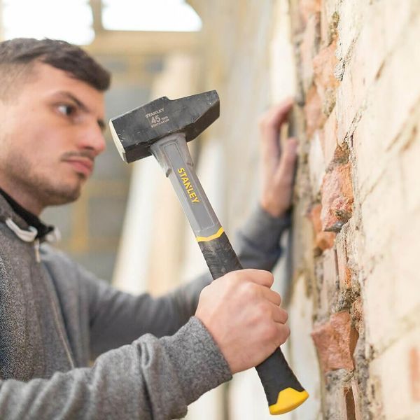Молоток інженерний Fiberglass вага 500 г STANLEY STHT0-54154 довжина 330 мм рукоятка зі скловолокна тип слюсарний STHT0-54154 фото