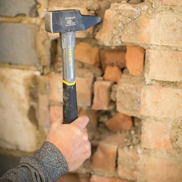 Молоток інженерний Fiberglass вага 500 г STANLEY STHT0-54154 довжина 330 мм рукоятка зі скловолокна тип слюсарний STHT0-54154 фото