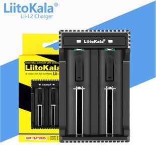 Універсальний зарядний пристрій LiitoKala Lii-L2 на 2 канали сумісний з акумуляторами 10440 18650 26650 з напругою 4.20 В Lii-L2 фото