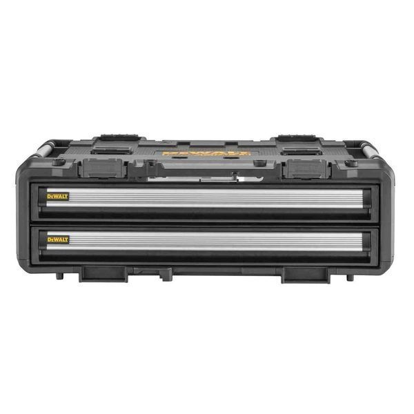Універсальний ящик TOUGHSYSTEM 2.0 DXL на 2 шухлядки DeWALT DWST08520-1 матеріал поліпропілен об'єм 21 л DWST08520-1 фото