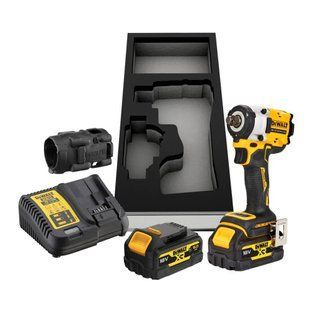 Гайкокрут ударний акумуляторний безщітковий DeWALT DCF921P2G 18 В 5 Аг крутний момент 610 Нм LED підсвічування 1.1 кг DCF921P2G фото