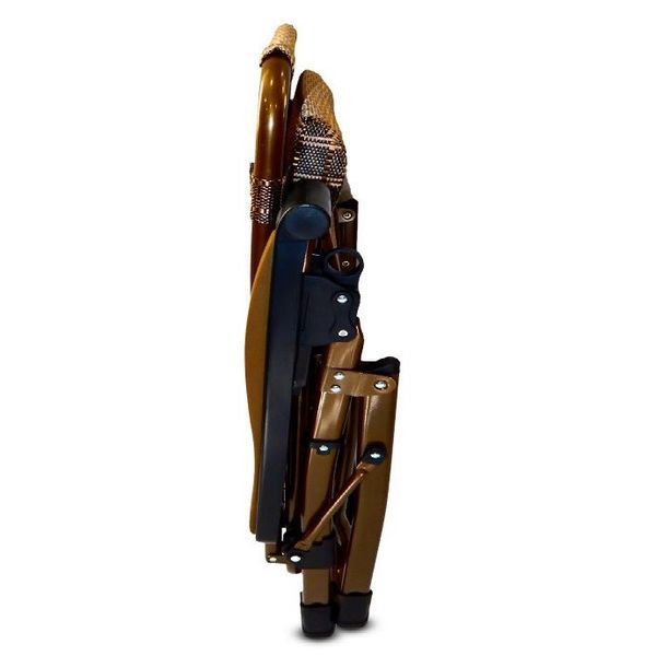 Шезлонг Ranger Comfort 5 RA 3306 складаний текстильний коричневий регульований для відпочинку на природі та пляжі вага 8.6 кг RA3306 фото