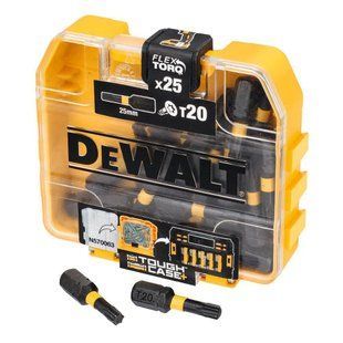 Набір біт DeWALT DT70557T тип шліца Torx довжина 25 мм кількість 25 шт. 1/4" виконання біти DT70557T фото