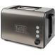 Тостер BLACK+DECKER BXTO900E потужність 900 Вт 7 режимів 2 отделения нержавеющая сталь вес 1.38 кг BXTO900E фото 1