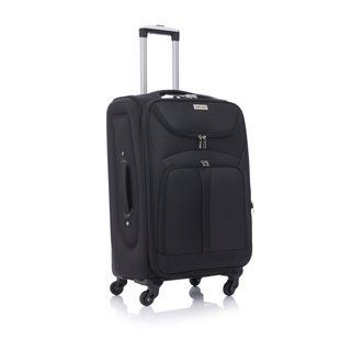 Чемодан Semi Line 24" (M) Чорний (T5961-2) об'єм 69 л на 4 колесах з кодовим замком та розширювальним клапаном DAS303652 фото