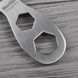 Міні-Мультитул NexTool BOTTLE OPENER Finger Bro KT5009B нержавіюча сталь компактний з карабіном 8.3 см для пікніків KT5009B фото 4