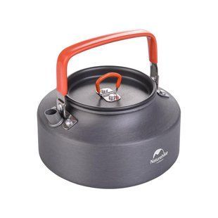 Чайник Naturehike NH17C020-H 1.1 л алюміній сірий вага 196 г діаметр 15 см чохол для зберігання 6927595723302 фото