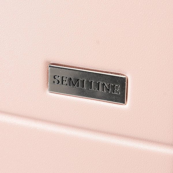 Чемодан Semi Line 20" (S) Бежевий (T5965-2) з USB-портом кодовим замком 4 колеса об'єм 41 л для ручної поклажі DAS303662 фото