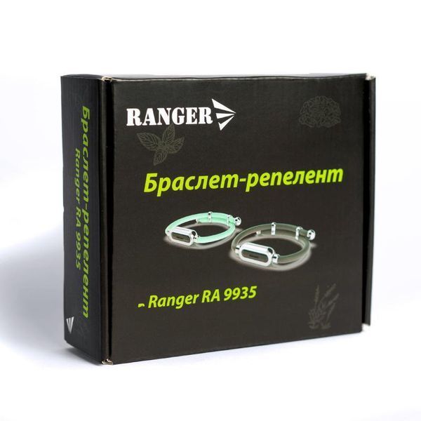Браслет-репелент Ranger RA 9935 для захисту від комарів з 4 змінними капсулами на 60 днів матеріал: пластик вага: 70 грамів RA9935 фото