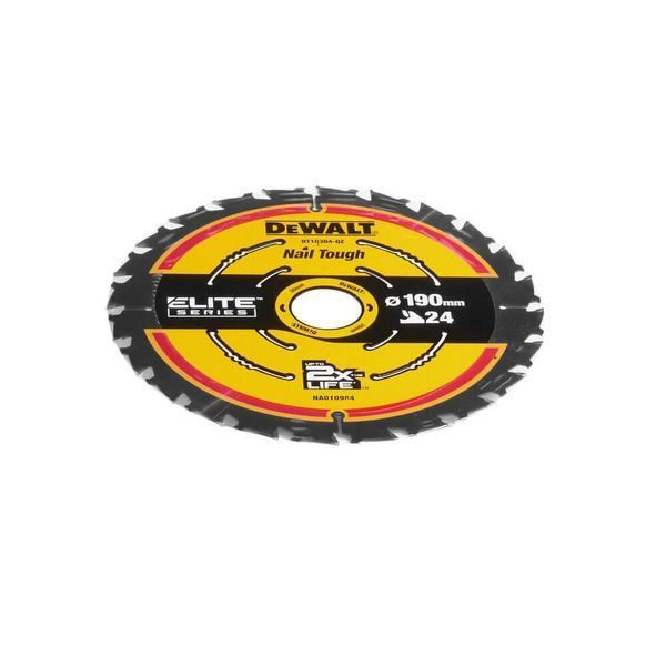 Диск пиляльний ELITE EXTREME DeWALT DT10304 діаметр 190 х 30 мм кількість зубів 24 угол заточки 18 градусів DT10304 фото