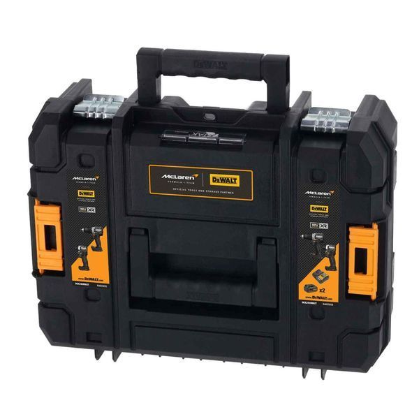 Набір з двох інструментів акумуляторних безщіткових McLaren F1 TEAM LIMITED EDITION DeWALT DCK200MM2T 18В 4 Аг 2 інструмента DCK200MM2T фото
