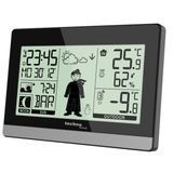 Метеостанція Technoline WS9612 Black з прогнозом погоди будильником радіоконтролем часу бездротовим датчиком рівнем комфорту та т DAS301185 фото
