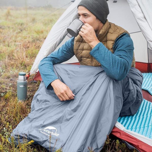 Спальник надлегкий Naturehike Summer LW180 NH21MSD09 лівий (15&deg;C) p-p XL зелений вага 760 г розмір 205 * 85 см 6927595777961-L фото