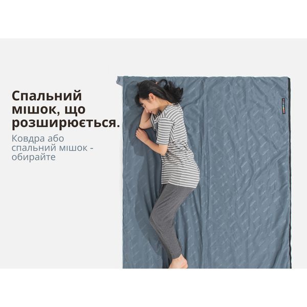Спальник надлегкий Naturehike Summer LW180 NH21MSD09 лівий (15&deg;C) p-p XL зелений вага 760 г розмір 205 * 85 см 6927595777961-L фото