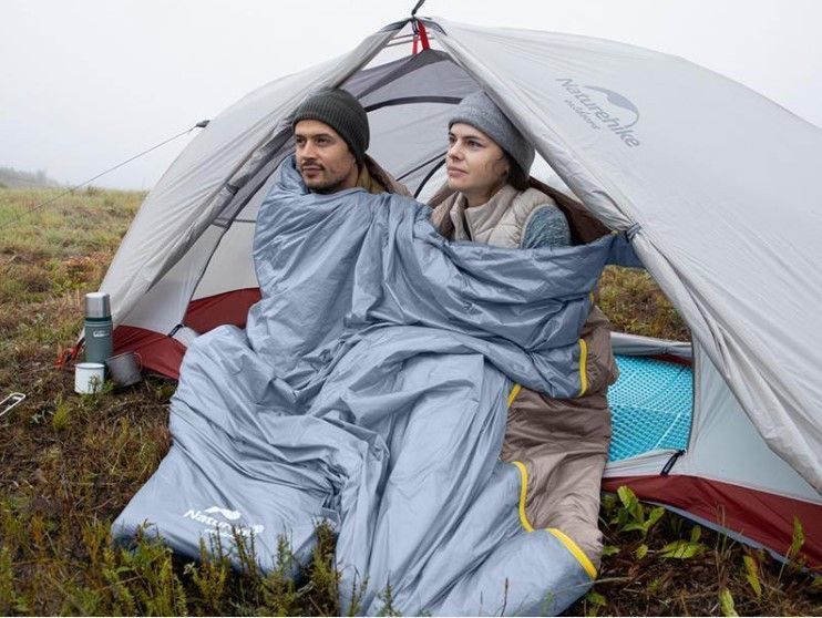 Спальник надлегкий Naturehike Summer LW180 NH21MSD09 лівий (15&deg;C) p-p XL зелений вага 760 г розмір 205 * 85 см 6927595777961-L фото