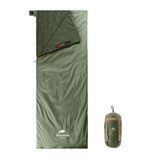 Спальник надлегкий Naturehike Summer LW180 NH21MSD09 правий (15&deg;C) p-p XL зелений вага 760 г розмір 205 * 85 см водостійкий 6927595777961-R фото