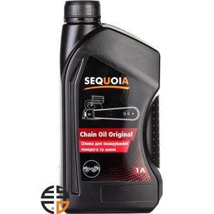 Олива для змащування ланцюга і шини SEQUOIA ChainOil-Original об'єм 1 л мінеральна олива високоякісне змащування ChainOil-Original фото