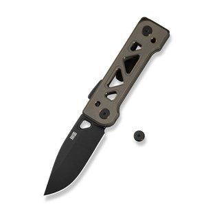 Ніж складаний Weknife Tyro WE24001-3 титанова рукоятка клинок CPM 20CV Drop Point SuperLock 108.8 г довжина клинка 73.8 мм WE24001-3 фото