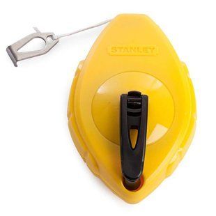 Шнур розмічальний OPP довжиною 30 м STANLEY 0-47-440 матеріал АБС-пластик гачок з нержавіючої сталі 30 г крейди 0-47-440 фото