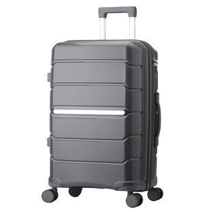 Чемодан Semi Line 24" (M) Graphite (T5835-2) - легкий поліпропіленовий з кодовим замком 4 колеса об'єм 63 л для подорожей DAS303207 фото