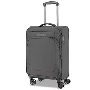 Валіза Swissbrand Celtic (L) Темно-сіра (SWB_LSCEL803L) з 4 колесами та TSA замком об'єм 106 л вага 4.1 кг DAS302502 фото
