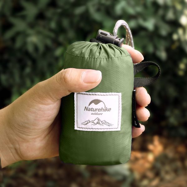 Рюкзак компактний надлегкий Naturehike Ultralight Naturehike NH17A012-B 18 л зелений нейлон 120 г водовідштовхувальний 6976507663762 фото