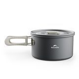 Каструля Naturehike CNK2450CF010 1.7 л алюміній вага 340 г розміри 17 х 9.5 см тип котелки 6976507663342 фото