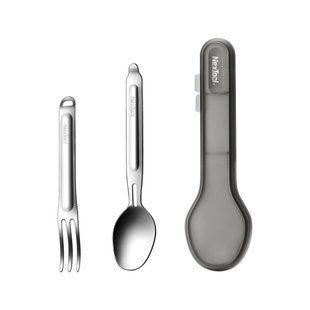 Набір столових приборів NexTool Portable Stainless Steel Tableware нержавіюча сталь 2 в 1 (67.6 г) 2 предмета в наборі NE20133 фото