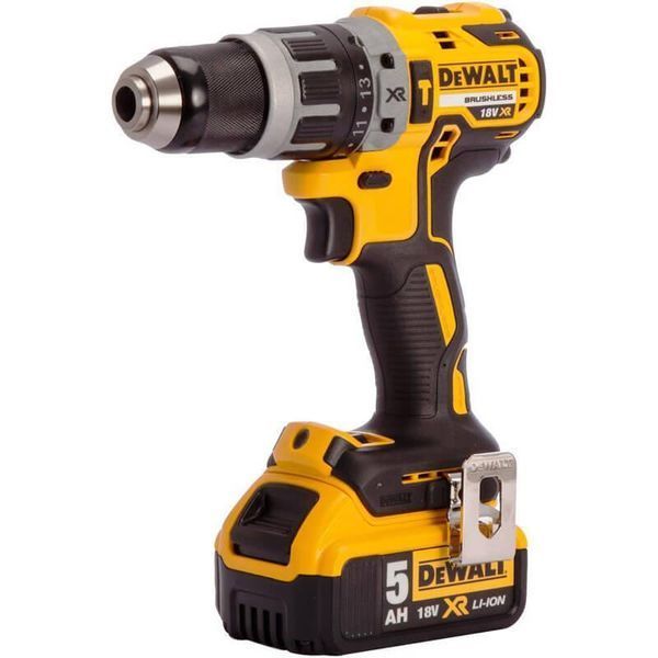 Набір з двох інструментів безщіткових DeWALT DCK2080P2T акумулятор 5 Аг вага 4.2 кг Li-Ion 18 В DCK2080P2T фото