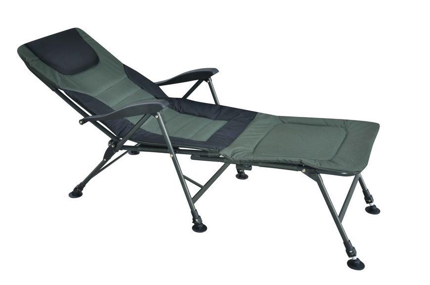 Карапова крісло-ліжко Ranger SL-104 RA 2225 з регулюванням висоти сталевою конструкцією 140 кг складне для рибалки та відпочинку RA2225 фото