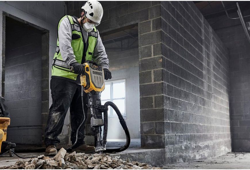 Молоток відбійний мережевий безщітковий DeWALT D25966 споживана потужність 1800 Вт вага 18.8 кг енергія удару 41 Дж D25966 фото